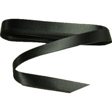 Braventa Collection Benim Marifetlerim - Siyah Saten Kurdele 1 cm 10 Metre