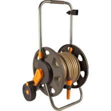 Braventa Collection 2434H 30 M Hortumlu 60 M Kapasiteli Tekerlekli Hortum Toplama Sarma Araba Seti