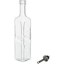 Braventa Collection Orret Home Damlatmaz Yağdanlık – Zeytinyağı Şişesi, Sıvı Yağlık, Cam Yağ Şişesi, Kitap Yağ Kabı, Mut