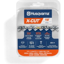 Braventa Collection Husqvarna Motorlu Testere Zinciri 45,72 cm .050 Gauge .325 Pitch X-Cut Yüksek Dayanıklılık Üstün Yağ