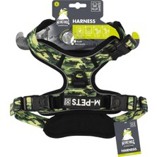 Braventa Collection M-Pets Hiking Reflektörlü Soft Sırt Tasması Kamuflaj L
