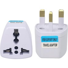 Braventa Collection Hadron Tip G Ingiliz Adaptör Fişi, Hindistan, Ingiltere, Dubai, Hong Kong, Irlanda, Singapur, Kıbrıs