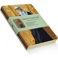 Braventa Collection Retronote Istanbul Hanımefendileri Serisi I - A5, Osman Hamdi Bey 4'lü Defter Seti I, Çizgisiz, Topl