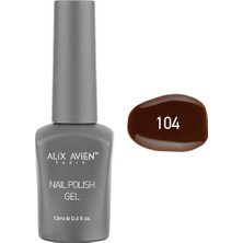 Braventa Collection Alıx Avıen Kahverengi Kalıcı Oje 104-YOĞUN Renk Veren Jel Oje 12 Ml-Nail Uv Gel Polish 104