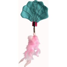 Braventa Collection Sesli Kedi Oyuncağı Hışırdayan Catnipli Matatabi Çubuklu Dolgusuz Istiridye Oyuncak