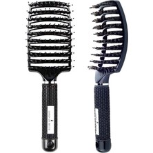 Braventa Collection Land Of Myth - LOM1071 Premium Detangler, Dolaşık Saç Açma Fırçası, Yumuşak ve Esnek Iyonik Fırça Di