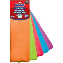 Braventa Collection Banat Bella Mikrofiber Temizlik Bezi 5'li