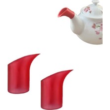 Braventa Collection Çaydanlık Damlatmaz Aparat, Sızdırmaz Ağızlık, 2'li Set, Çok Renkli, Gıdaya Uygun Silikon