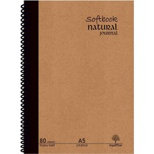 Braventa Collection Journal A5 Spiralli Defter – Sert Kapak, 160 Sayfa, Çizgili – Günlük, Ofis ve Hediye Kullanımı Için