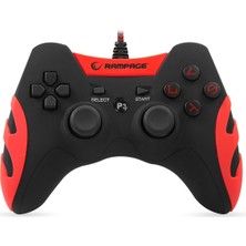 Braventa Collection SG-R218 Ps3/pc x Input Kırmızı USB 1.8m Joypad