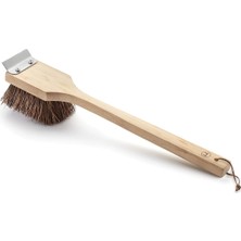 Braventa Collection Outset Izgara Temizleme Fırçası, Ahşap Saplı Palmyra Kıl Barbekü Fırçası