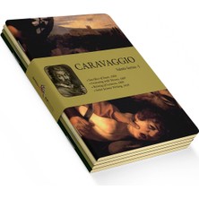 Braventa Collection Retronote Saint Series I - A6, Caravaggio 4'lü Defter Seti Iıı, Çizgisiz, Toplam 192 Sayfa, Her Biri