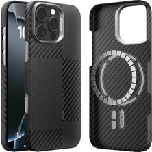 Braventa Collection Raptic iPhone 16 Pro Max Kılıf - Kaymaz Slim Fit Magsafe Uyumlu Çizilmez Sanat Geometrik Kılıf, 6,9