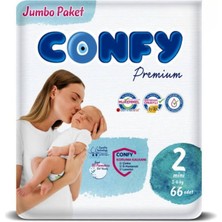 Braventa Collection Confy Premium Mini Bebek Bezi 2 Numara | 3-6 kg | 66 Adet |