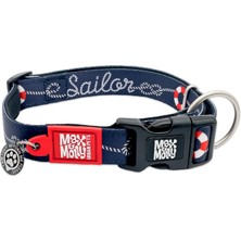 Braventa Collection & Molly Original Serisi Akıllı Künyeli Köpek Boyun Tasması (S, Denizci)