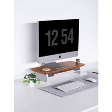 Braventa Collection Fagus Wood Küçük Monitör Standı (Meşe)