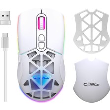 Braventa Collection Claw's Nexus Air Kablosuz 10000 Dpi Pixart PMW3325 Sensör Makro Yazılımlı & Değiştirilebilir Kapaklı