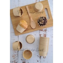 Braventa Collection Trend Hediye Sepeti Kraft Muffin Cupcake Kalıbı Kek Kapsülü, Muffin Kek Kalıbı, Airfryer Uyumlu