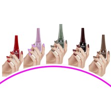 Kuzgun Ticaret 5 Adet Keratinli Besleyici Oje 14 ml SET13