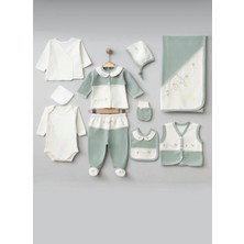 Butik Kız Bebek %100 Pamuklu Antialerjik Hastane Çıkışı Yenidoğan 10'li  Set