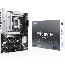 Braventa Collection Prıme Z890-P Intel Z890 LGA1851 Ddr5 8400 Dp HDMI Type-C 4x M2 Usb3.2 Aura Rgb 2.5gbit Lan Atx 14+1+
