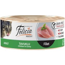 Braventa Collection Yaş Kedi Maması, Tavuklu Fileto, Tahılsız, 85 G