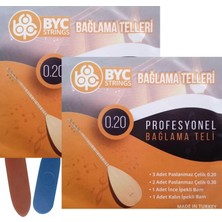 Braventa Collection Longmoon BYC20-2 Uzun Sap Bağlama Teli 2 Takım Saz Teli 2 Mızrap