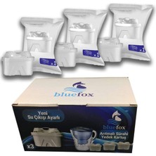 Braventa Collection 3'lü Arıtmalı Sürahi Filtre Kartuşları - Ayarlanabilir Filtrasyon Hızı, Iyon Değişimli Kireç Azaltıc