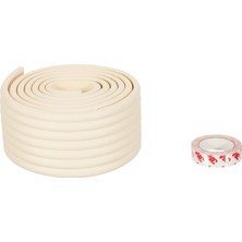 Braventa Collection AGU-048 Krem Çok Amaçlı Geniş Kenar Koruyucu - Krem, Beyaz