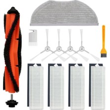 Braventa Collection Mjstg1 Uyumlu Yedek Fırça Filtre Mop Seti-12 Parça