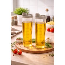 Ovio Ev Yaşam 2'li Ölçekli Sıvı Plastik Yağlık Sirkelik 1 Lt. Şişe Yağdanlık