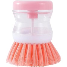 Braventa Collection 3’lü Sabunluklu Avuç Içi Bulaşık Fırçası – Doldurulabilir Sabun Hazneli, Ergonomik Silikon Saplı, Ya