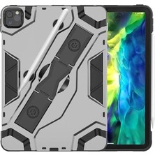 Braventa Collection ipad ile Uyumlu Pro 11 2. Nesil 3. Nesil 4.nesil Standlı Kalem Bölmeli Zırh Korumalı Kılıf