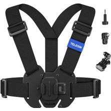Braventa Collection Telesın Aksiyon Kamera Göğüs Askısı (Vest Chest) | Hızlı Çıkarılabilir Yelek Göğüs Kayışı | Gopro 13