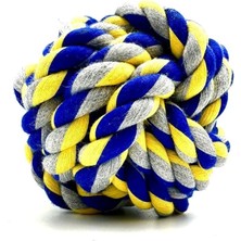 Braventa Collection Büyük Boy Düğümlü Köpek Oyun Topu 9cm