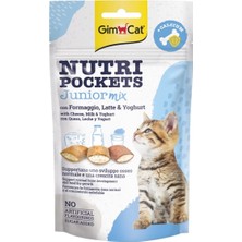 Braventa Collection Gimcat Nutripockets Kedi Ödülü Junior Mix Tablet, 60G