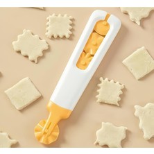 Braventa Collection 4’ü 1 Arada Hamur Kesme – Değiştirilebilir Rulolarla Ravioli, Kurabiye, Pizza Hamuru Kesici, Kompakt