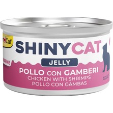 Braventa Collection Gimcat Shinycat Konserve Kedi Maması - Tavuklu Karidesli 70 gr