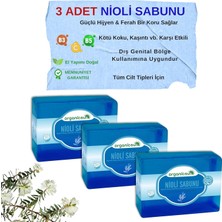 Braventa Collection Doğal Nioli Sabunu 140 gr x 3 Adet Tüm Cilt Tipleri Için Kötü Koku ve Kaşıntı Karşıtı Sabunu