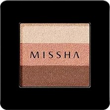 Braventa Collection Mıssha Yumuşak Dokulu, Dökülme Yapmayan 3 Renkli Göz Farı Triple Shadow (No.14 Dewy Apricot)
