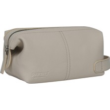 Braventa Collection Dopp Kit, Kişisel Bakım ve Seyahat Çantası, 20X10X10 Cm, Kahverengi, Bej, Siyah (Vizon)
