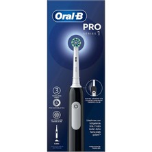 Braventa Collection Oral- Serisi 1 Siyah Elektrikli Diş Fırçası, 1 Diş Fırçası Başlığı, Tasarımı