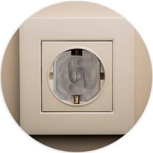 Braventa Collection Agubugu Baby - Otomatik Kapanır Priz Koruyucu - Şeffaf - 6 Adet