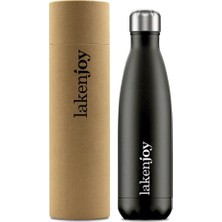 Braventa Collection Laken Çelik 18/8 Lakenjoy Termos Şişe 0,50L - Siyah