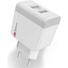 Braventa Collection Mutlusan 2,4A 5V 2 USB Li Hızlı Şarj Edebilen Şarj Adaptörü