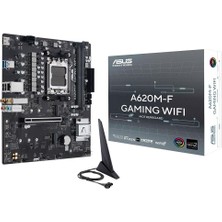 Braventa Collection A620M-F Gamıng Wıfı Anakart, Amd Matx, Ddr5, 2x M.2 Pcıe 4.0, Hdmı, 2.5 GB Ethernet, USB 3.2 Gen 1 T