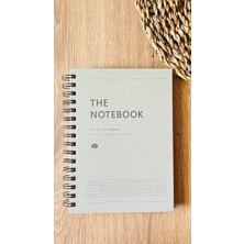 Braventa Collection Sert Mukavva Kapaklı Spiralli 80 Yaprak Kareli A5 Not Defteri, Not Defteri, Okul Defteri, 8 Farklı R