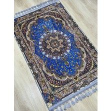Dokuma Taban Örgü Püsküleri ve Ipek Kadar Yumuşak Yüzeyiyle Bambu Seccade Namazlık 80X125 cm Hac Umre Ramazan Hediyesi