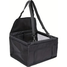 Braventa Collection Araç Içi Evcil Hayvan Taşıma Çantası, Ön Koltuk Güvenlik Puseti, Siyah, Kedi ve Köpek Için