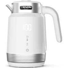 Braventa Collection Akıllı Kettle Paslanmaz Çelik Çift Katmanlı Mobil Uygulama Kontrollü Dijital Dokunmatik Otomatik Kap